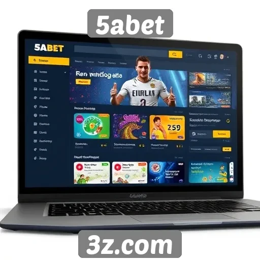 Análise da interface do usuário do site 5abet